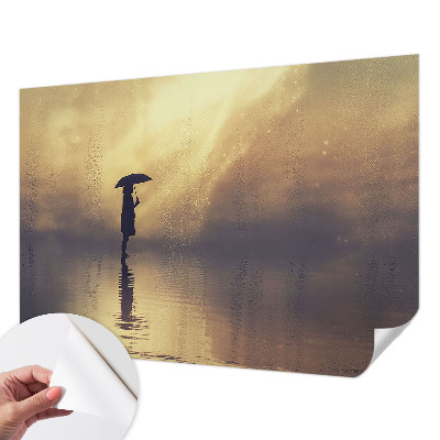 Fototapet 3D pentru living cu motivul „Pădurea misterioasă”