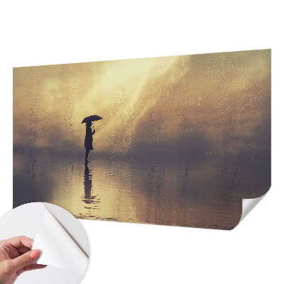 Fototapet 3D pentru living cu motivul „Pădurea misterioasă”