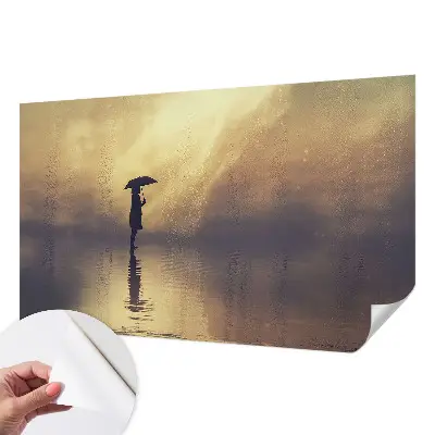 Fototapet 3d pentru living Pădurea misterioasă