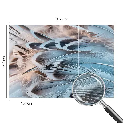 Fototapet 3d autoadeziv Păsări exotice
