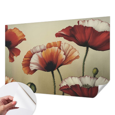 Fototapet 3D pentru dormitor cu model geometric modern