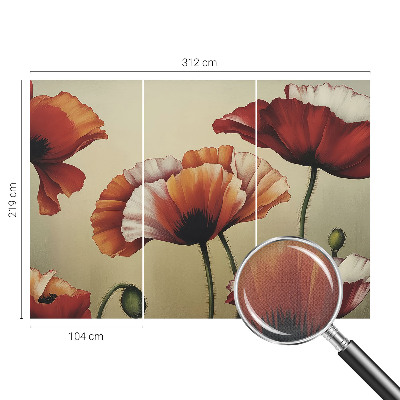 Fototapet 3D pentru dormitor cu model geometric modern