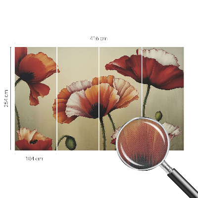 Fototapet 3D pentru dormitor cu model geometric modern