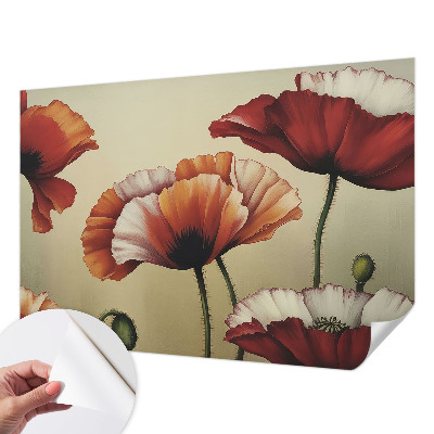 Fototapet 3D pentru dormitor cu model geometric modern