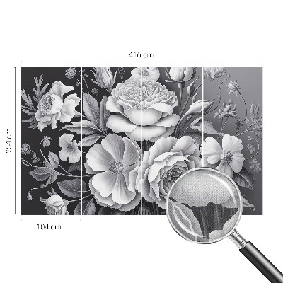 Fototapet autoadeziv pentru living cu motive de păsări tropicale
