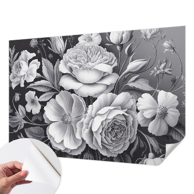 Fototapet autoadeziv pentru living cu motive de păsări tropicale