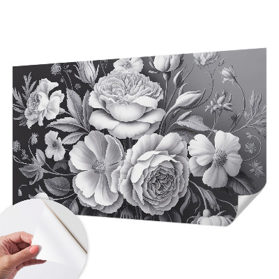 Fototapet autoadeziv pentru living cu motive de păsări tropicale