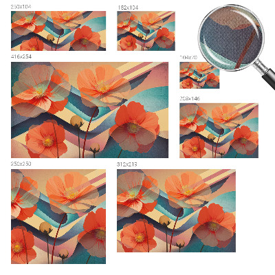 Fototapet 3d cu motive florale elegante