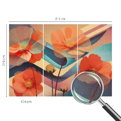 Fototapet 3d Eleganță florală