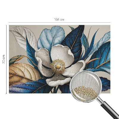 Fototapet 3d pentru living cu motiv de natură înghețată