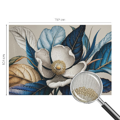 Fototapet 3d pentru living cu motiv de natură înghețată