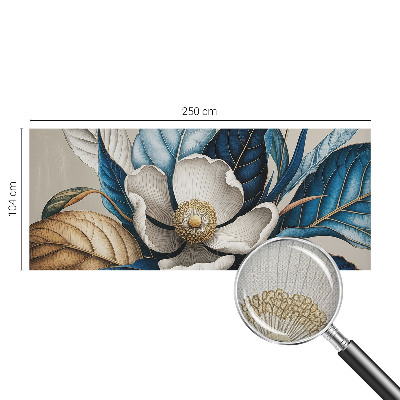 Fototapet 3d pentru living cu motiv de natură înghețată