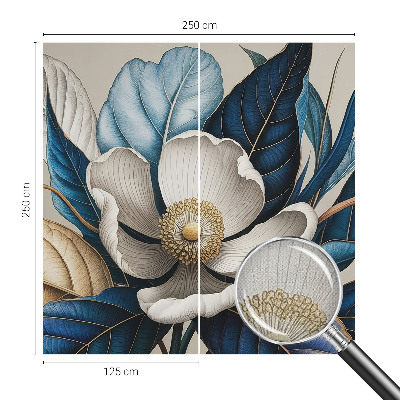 Fototapet 3d pentru living cu motiv de natură înghețată
