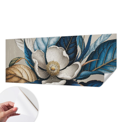 Fototapet 3d pentru living cu motiv de natură înghețată