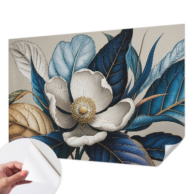 Fototapet 3d pentru living cu motiv de natură înghețată