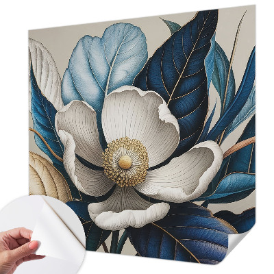 Fototapet 3d pentru living cu motiv de natură înghețată