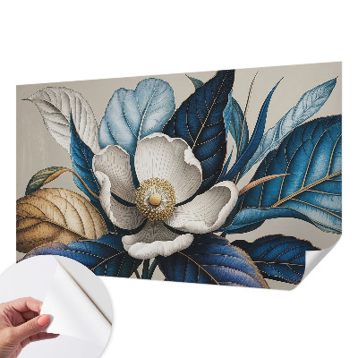 Fototapet 3d pentru living cu motiv de natură înghețată