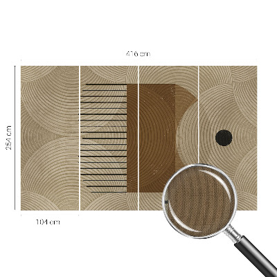 Fototapet autoadeziv pentru living cu design floral elegant