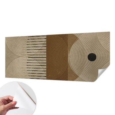 Fototapet autoadeziv pentru living cu design floral elegant