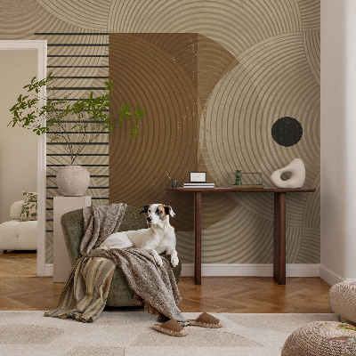 Fototapet autoadeziv pentru living cu design floral elegant