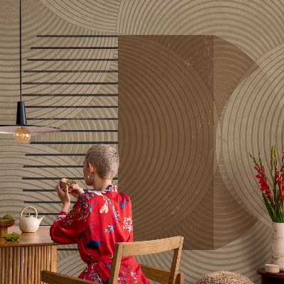 Fototapet autoadeziv pentru living cu design floral elegant