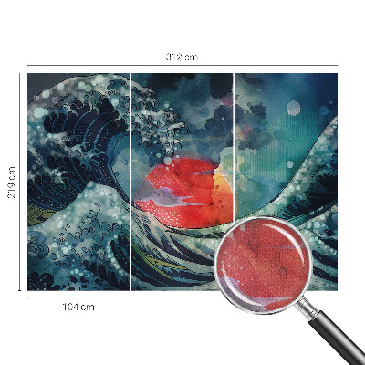 Fototapet autoadeziv pentru camera copiilor cu un motiv de păsări elegante
