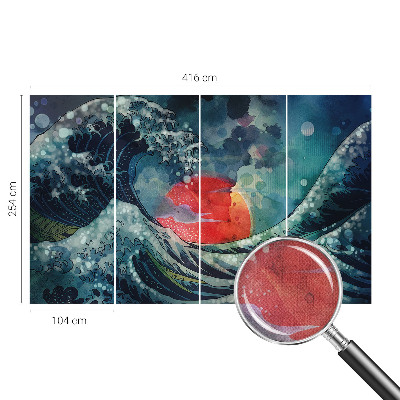 Fototapet autoadeziv pentru camera copiilor cu un motiv de păsări elegante