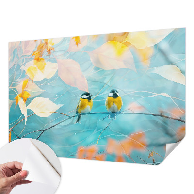 Tapet autocolant perete cu model floral