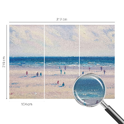 Fototapet 3d cu motiv de ceață în pădure