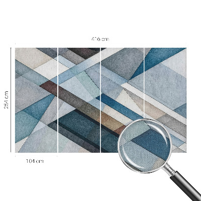 Fototapet 3d pentru living cu motiv „Păsări de primăvară”