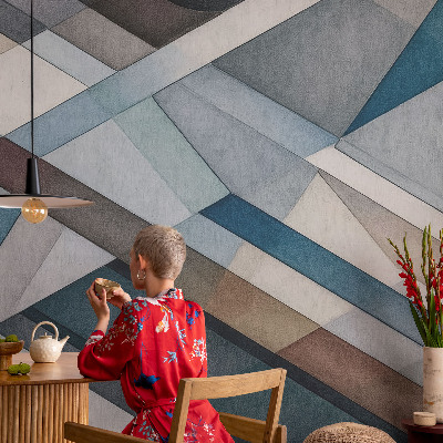 Fototapet 3d pentru living cu motiv „Păsări de primăvară”