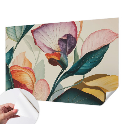 Fototapet 3D cu model floral șic
