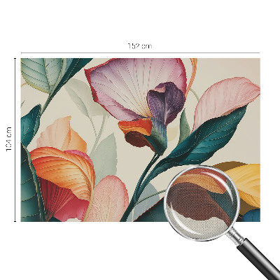 Fototapet 3D cu model floral șic