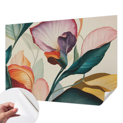 Fototapet 3D cu model floral șic