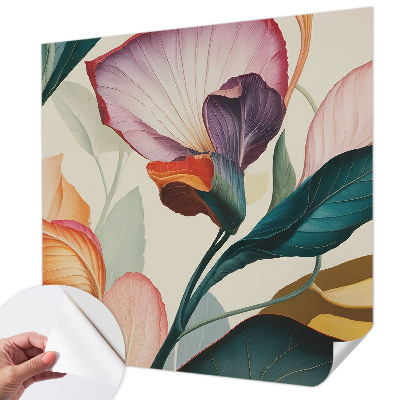 Fototapet 3D cu model floral șic