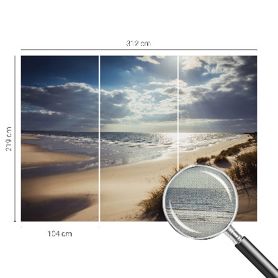 Fototapet 3D autoadeziv cu un cuplu exotic în design fotorealist