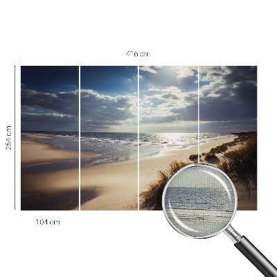 Fototapet 3D autoadeziv cu un cuplu exotic în design fotorealist