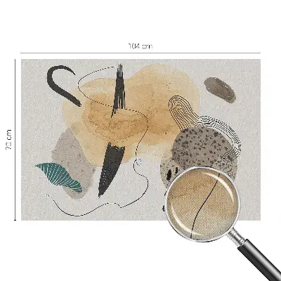 Fototapet 3d pentru living Tucani colorați