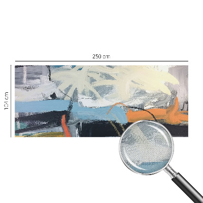 Fototapet 3D pentru dormitor cu design „Sărbătoarea de vară” pentru atmosferă caldă