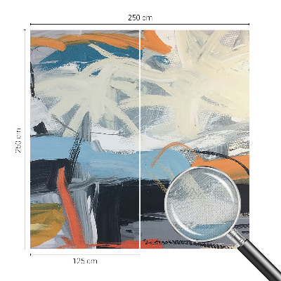 Fototapet 3D pentru dormitor cu design „Sărbătoarea de vară” pentru atmosferă caldă