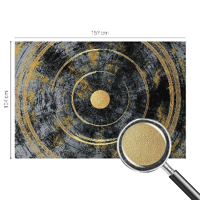 Fototapet 3D pentru living cu model de labirint din cărămidă