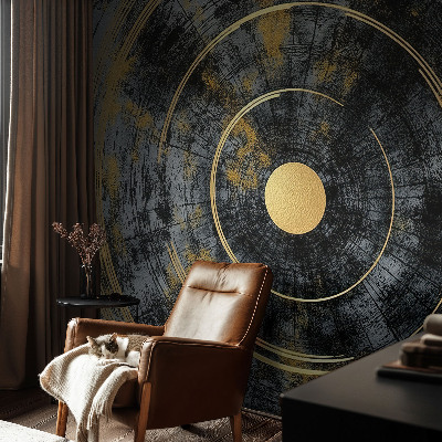Fototapet 3D pentru living cu model de labirint din cărămidă