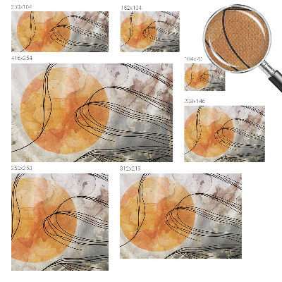 Fototapet autocolant cu motiv abstract armonios