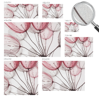 Fototapet 3D pentru dormitor într-un design cu motive florale elegante