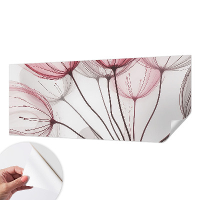 Fototapet 3D pentru dormitor într-un design cu motive florale elegante