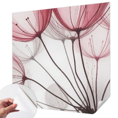 Fototapet 3D pentru dormitor într-un design cu motive florale elegante