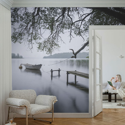 Tapet foto autoadeziv cu motiv floral elegant