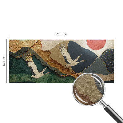 Fototapet 3d cu flori colorate