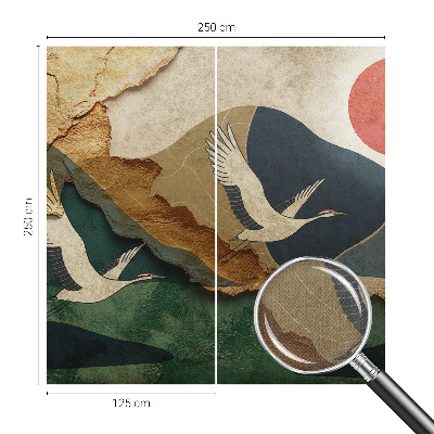 Fototapet 3d cu flori colorate
