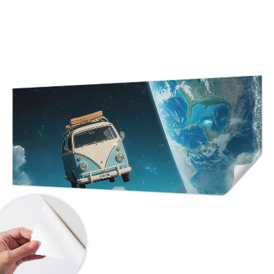 Tapet autoadeziv cu peisaj de iarnă
